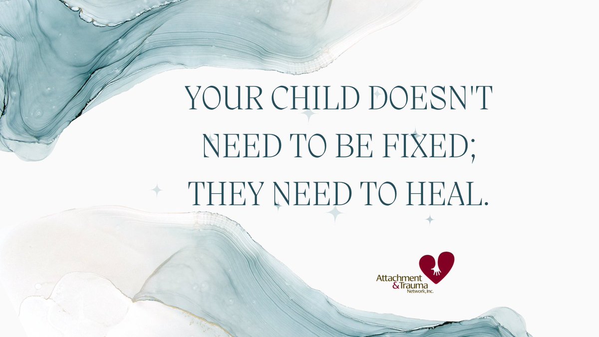 attachtrauma's tweet image. Your child doesn&apos;t need to be fixed; they need to heal. 
#AttachTrauma #AttachmentTheory #TraumaInformed #TraumaSensitive #GentleParenting #TraumaHealing #Parenting #ChildhoodTrauma