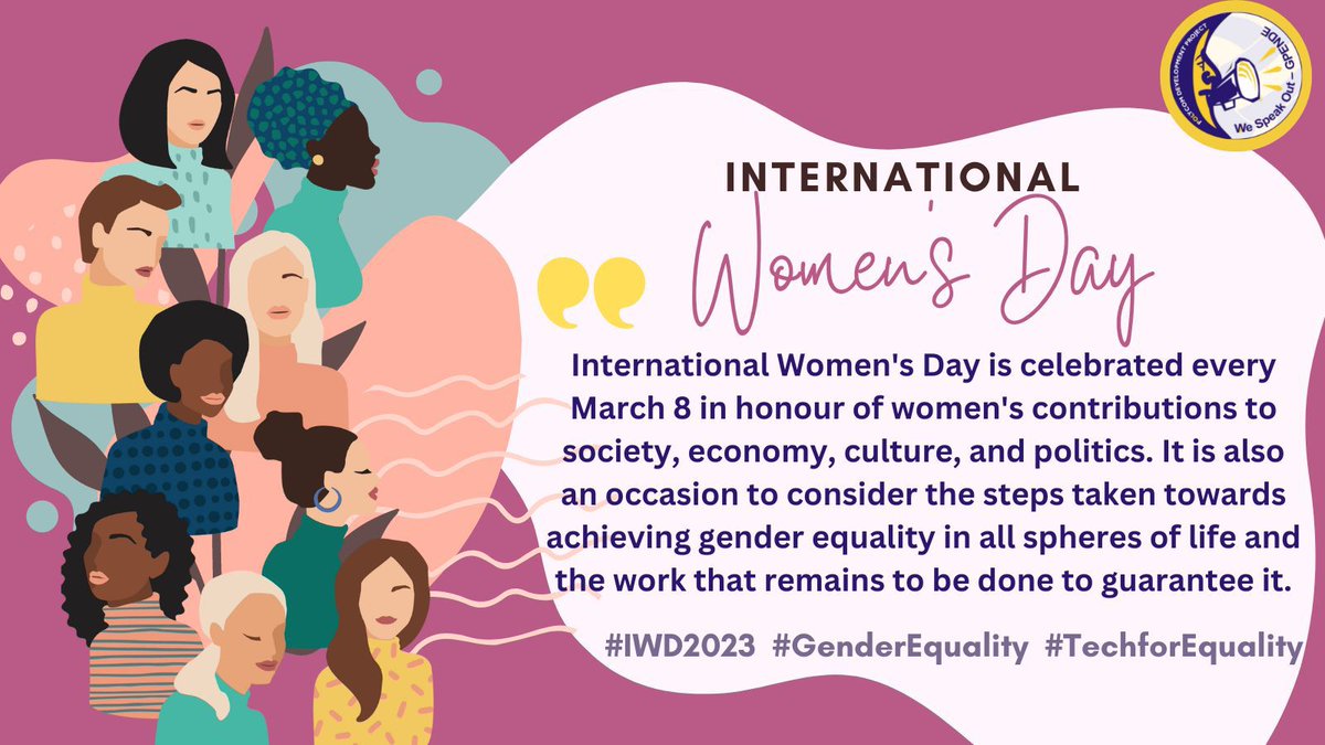 A woman does not need to survive but a woman needs to thrive.
#IWD2023 
#GenderEquality
#Gpende 
#Polycomspeaks
#TechforEquality