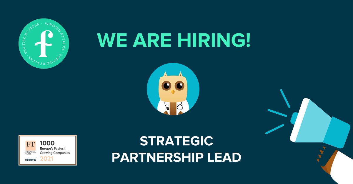 Interested in working for a #HealthTech company certified as a truly #Flexible employer by @Flexa_Careers &amp; listed in <a href="/Telegraph/">The Telegraph</a>'s “Top 5 ideas to save the #NHS”? 🤔 We're hiring for a Strategic Partnerships Lead - find out about the role &amp; apply  ➡️ buff.ly/3KUgRT6