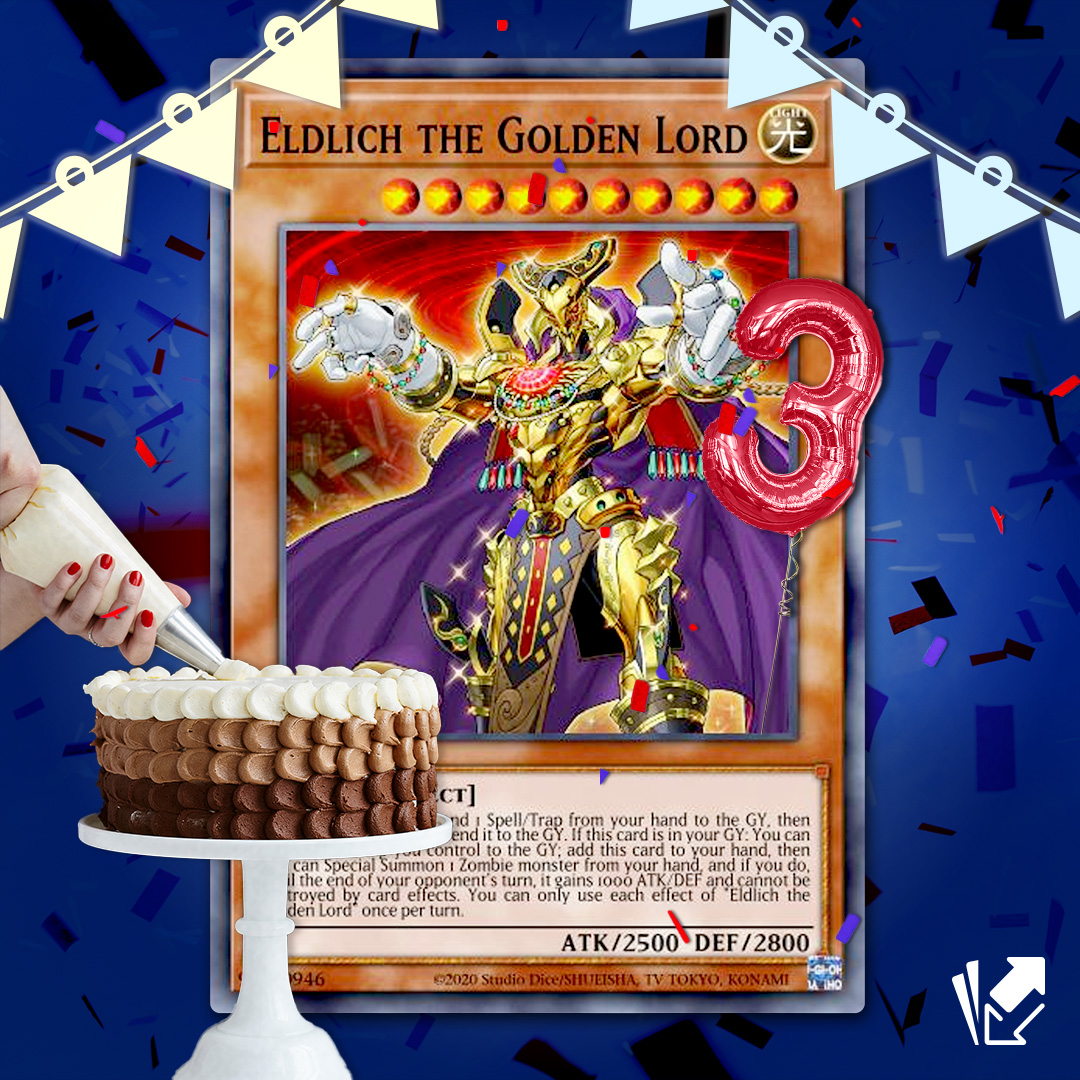 happy birthday yugioh card Yu Gi Oh Red Eyes Dragon Card Edible Cake Topper main image 0