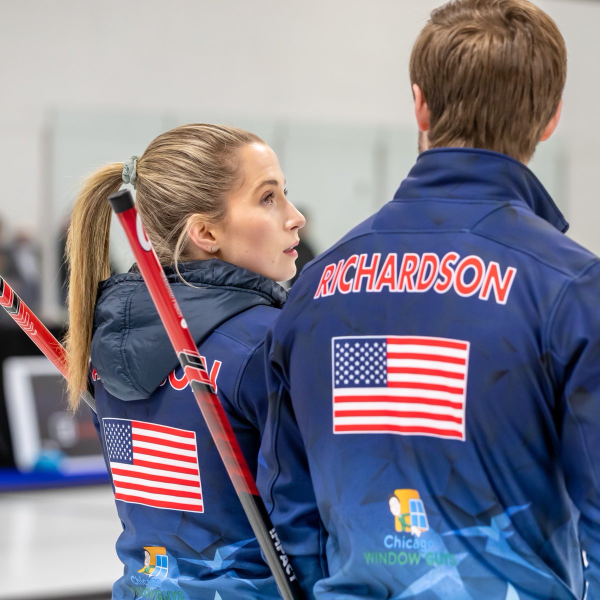 The Mixed Doubles National Championship concluded yesterday in Kalamazoo, MI, with the Team of Cory Thiesse and Korey Dropkin emerging as champions 🇺🇸
Thank you to all the volunteers and Teams that participated! 
#USACurling 
loom.ly/-glxiok
