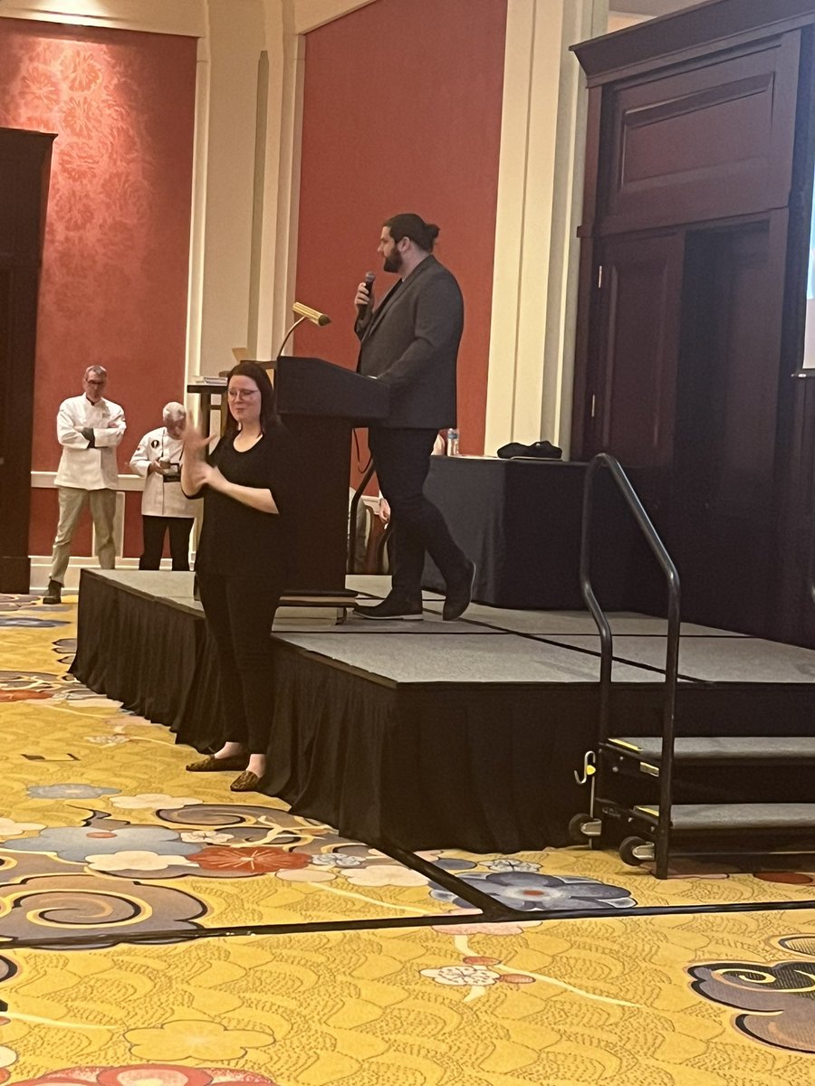 NACUFS's tweet photo. Regional ambassador-elect Andrew Watling is kicking off the morning here in #GrandRapids! #springforwardwithNACUFS https://t.co/VxcgZM90y2