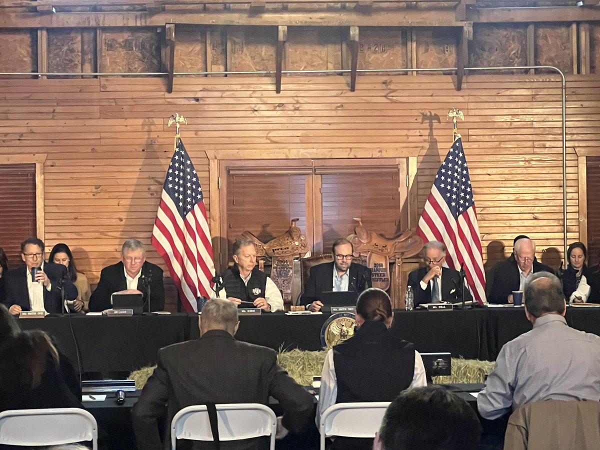 . <a href="/WaysandMeansGOP/">Ways and Means Committee</a> is in Yukon, Oklahoma at Express Clydesdales holding a field hearing. #OkPol