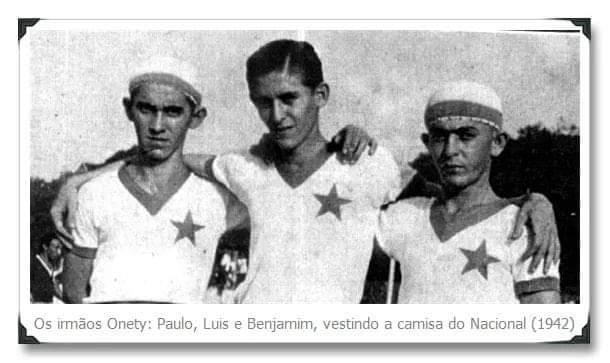 TuneldoTempoNFC's tweet photo. 🦁 Irmãos #Onety: Paulo, Luis e Benjamin (1942)
📸 #BauVelho
#Naça #Nacional #NacionalFC #IrmaosOnety #LuisOnety #PauloOnety #BenjaminOnety #LendasdofutebolAmazonense https://t.co/eOfbzqj1i1