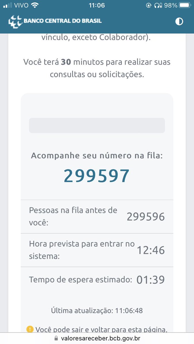 eduardoalcn's tweet photo. Vergonha @BancoCentralBR 😪

Isso tudo pra resgatar 0,10 centavos kkkk ninguém merece 

Valores a receber | dinheiro esquecido | SVR https://t.co/OGL3PK1ZYR