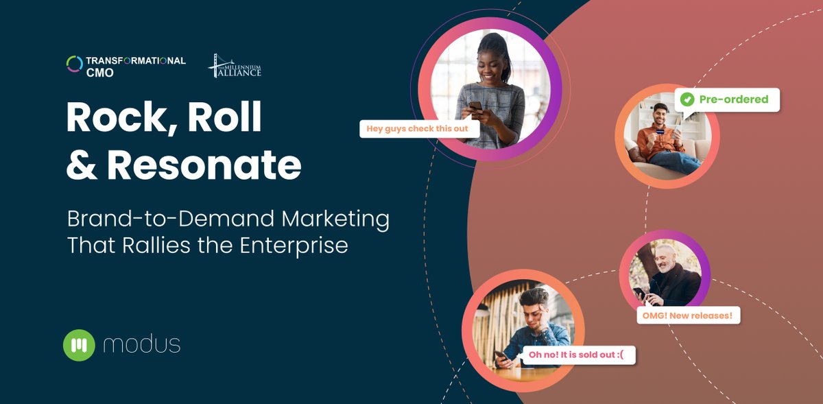 Our Chief Innovation Officer, Jay Erickson, and VP of Client Strategy, Olivier Deneef, are in Charlotte at the Transformational CMO Assembly. We’re looking forward to chatting with marketing leaders at 2pm ET today. At the event? We’d love to see you there! #millenniumlive