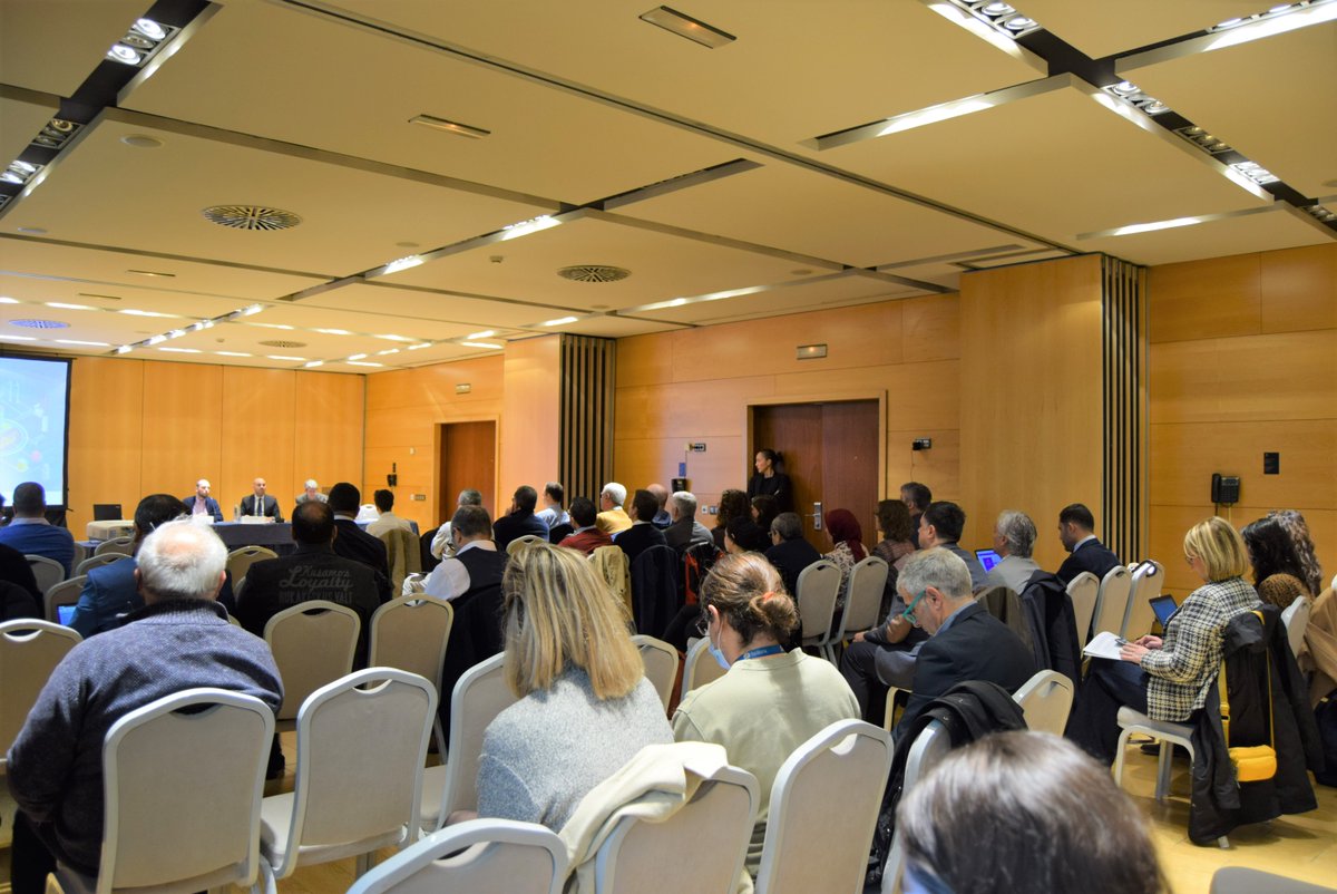 EnergiaAnd's tweet photo. We are presenting the @ProjImprovement results in a meeting in #Seville. 
Our managing director, Francisco Javier Ramírez, has highlighted in his speech the innovative capacity and positioning of #Andalusia in #energy and #building sectors. https://t.co/Hpa0BAcAx8
