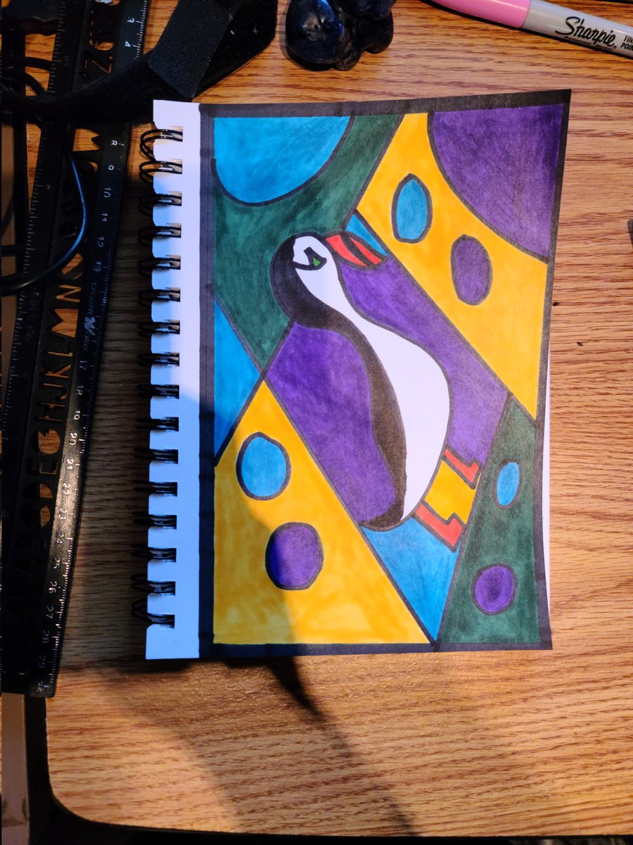 potentpuffin's tweet photo. A few recent puffin drawings https://t.co/ey04oo7fJ5