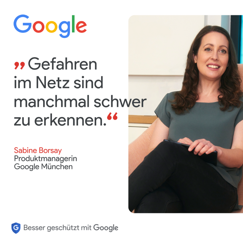 GoogleDE's tweet photo. Jeden Tag arbeitet @Google daran, das Internet für alle sicherer 🔐 zu machen - zum Beispiel mit Google Safe Browsing. ➡️ https://t.co/wZcBsIZV6m 
#Cybersecurity #BessergeschütztmitGoogle #Onlinesicherheit