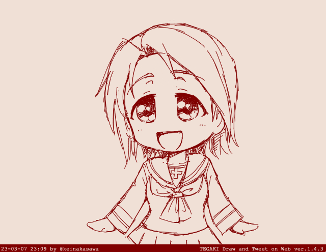 「ねんどろはよ明日は澤ちゃんの日 #tegaki_dt 」|なかさわけい㌠のイラスト