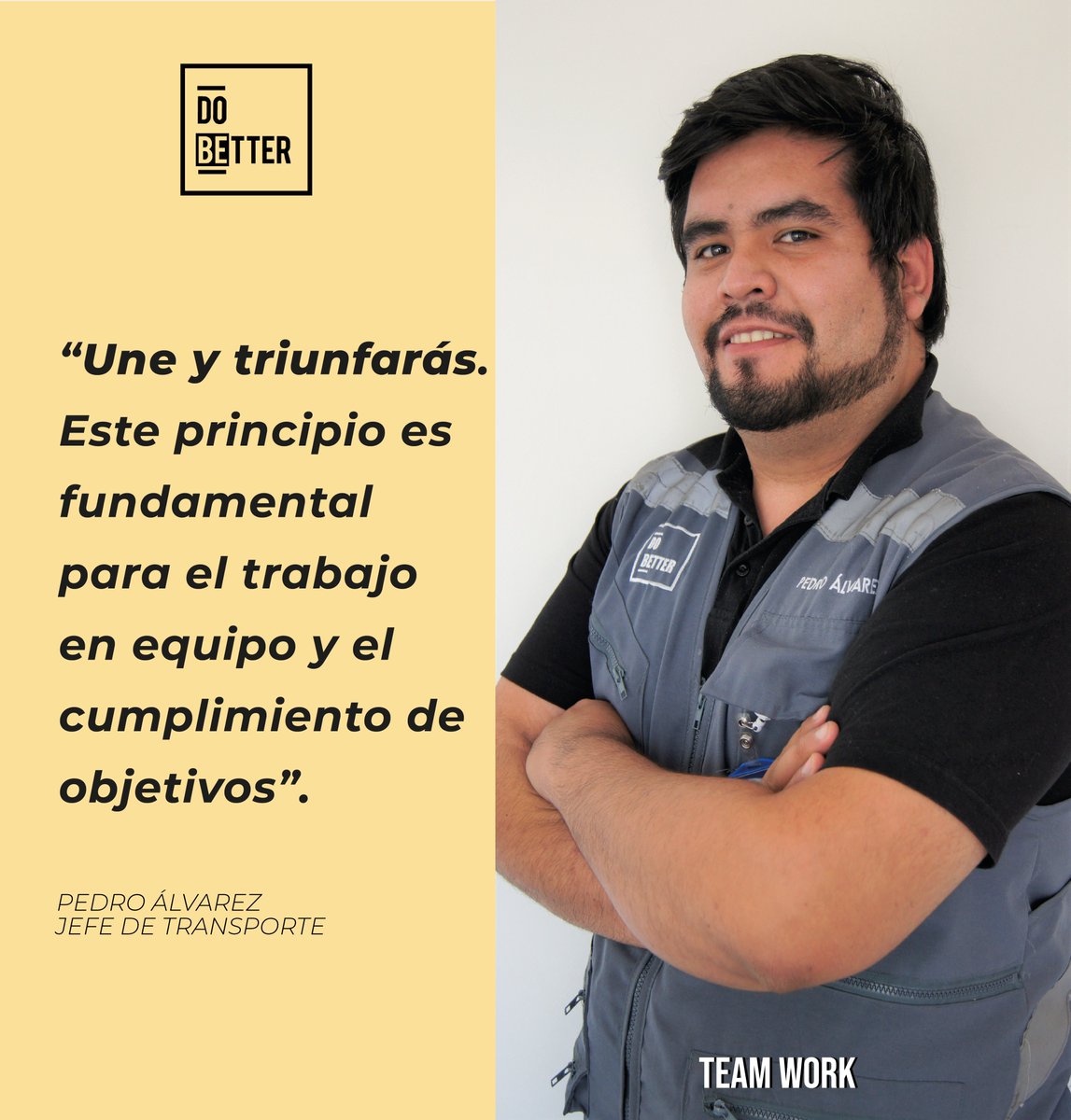 Hoy hablamos de #teamwork y cumplimiento de objetivos desde la visión de nuestro Jefe de transporte Execution, Pedro Álvarez, todos los detalles aquí: linkedin.com/posts/dobetter…