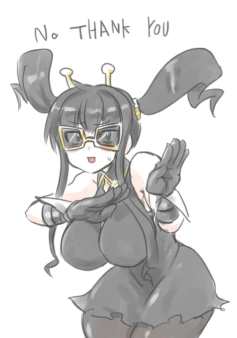 ノーサンキューの構えをとるクレソン様 