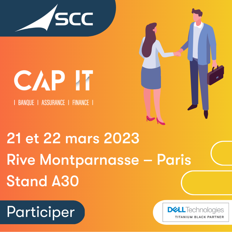 SCC_Info's tweet image. #CAPIT🔴Secteur bancaire, #assurance ou #finance ? @SCC_Info et son partenaire @DellTechFrance vous accompagnent dans votre transformation digitale 🚀
🗓 21 &amp;amp; 22 mars 2023
📍Centre de congrès Rive Montparnasse à Paris
🙋‍♂️ Stand A30
👉 lnkd.in/eU6rjGsp
#SCCToday #banque