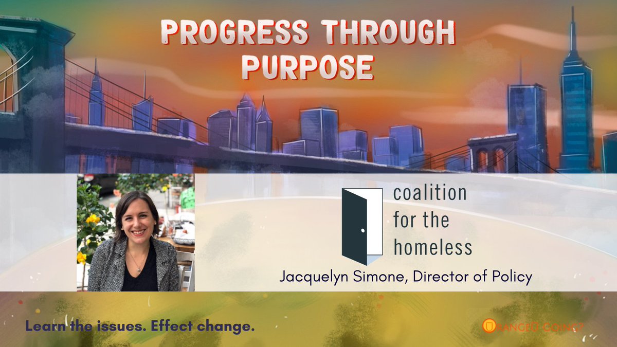 OrangeuGoing's tweet photo. Learn from @JacquieSimone, #Policy Director at Coalition for the #Homeless about why so many New Yorkers are struggling with #homelessness and how we can help.  @NYHomeless #nyc #newyork #progressthroughpurpose
https://t.co/5Q6VVpbp1s
.
 https://t.co/ZA4xkh1FTL https://t.co/C9XgWLRPKc