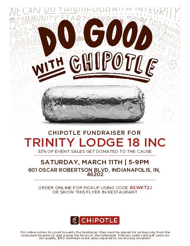 THIS SATURDAY!!!

ONLY 4 DAYS AWAY!!!

Come out and eat with Trinity 18!!!

#dineanddonate