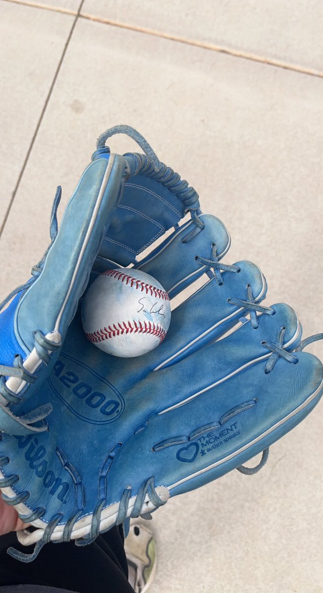 Thank you <a href="/samcarlson33/">Sam Carlson</a> for the ball and everything.  It was a pleasure meeting you.