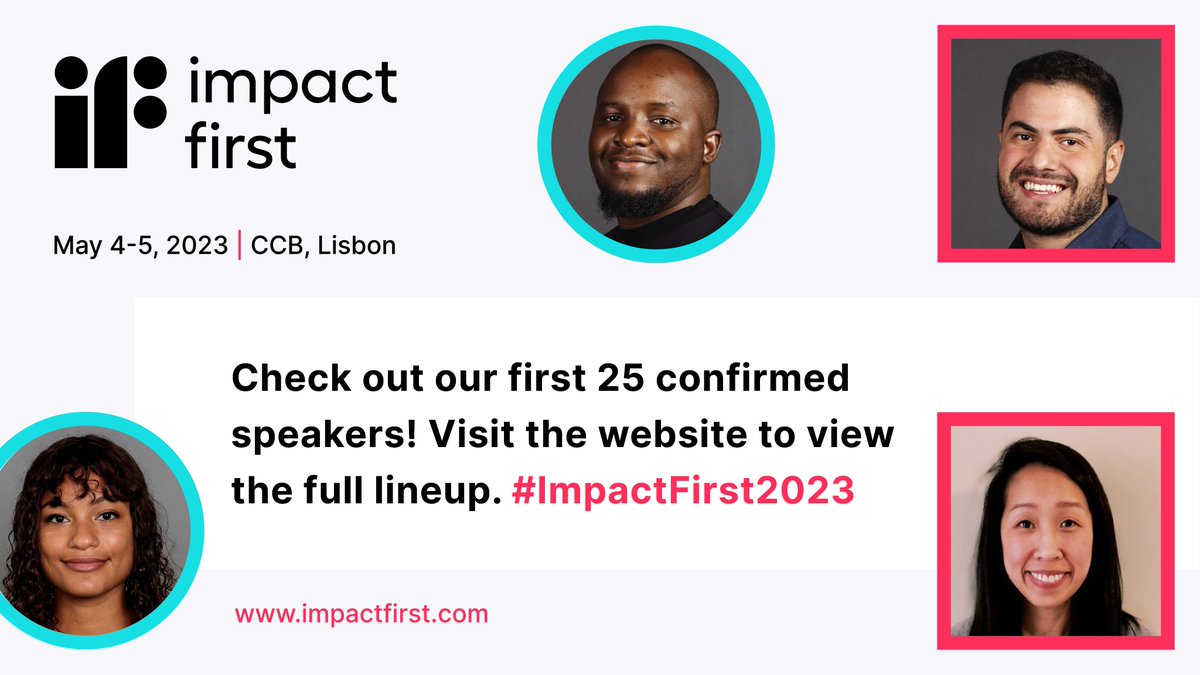 BAOSystems's tweet image. We have an incredible lineup of speakers joining us at #ImpactFirst2023 in Lisbon ready to discuss and showcase sustainable technology solutions to address some of the most pertinent health and development issues. View the speaker lineup and register here impactfirst.com
