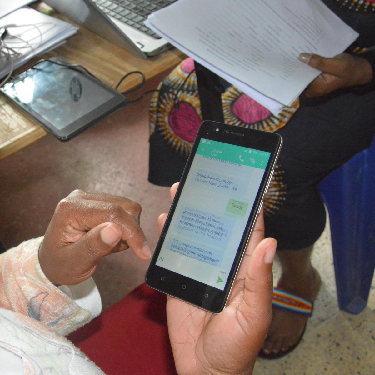 Cognizant's tweet image. Listen to @TechForGood_ 's podcast to hear how we helped @GSK and @Amref_Worldwide develop an integrated digital training and reporting system: cogniz.at/3ISgjul