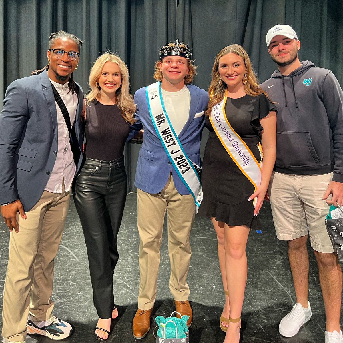 •On the other side of the judges table 👑 
I was so excited to be back at West Johnston High School Saturday night to serve as a judge for the 9th Mr. West J competition!
Congratulations to Aaron, representing FFA, for becoming Mr. West J 2023! 
#missdurham #missnc #missamerica
