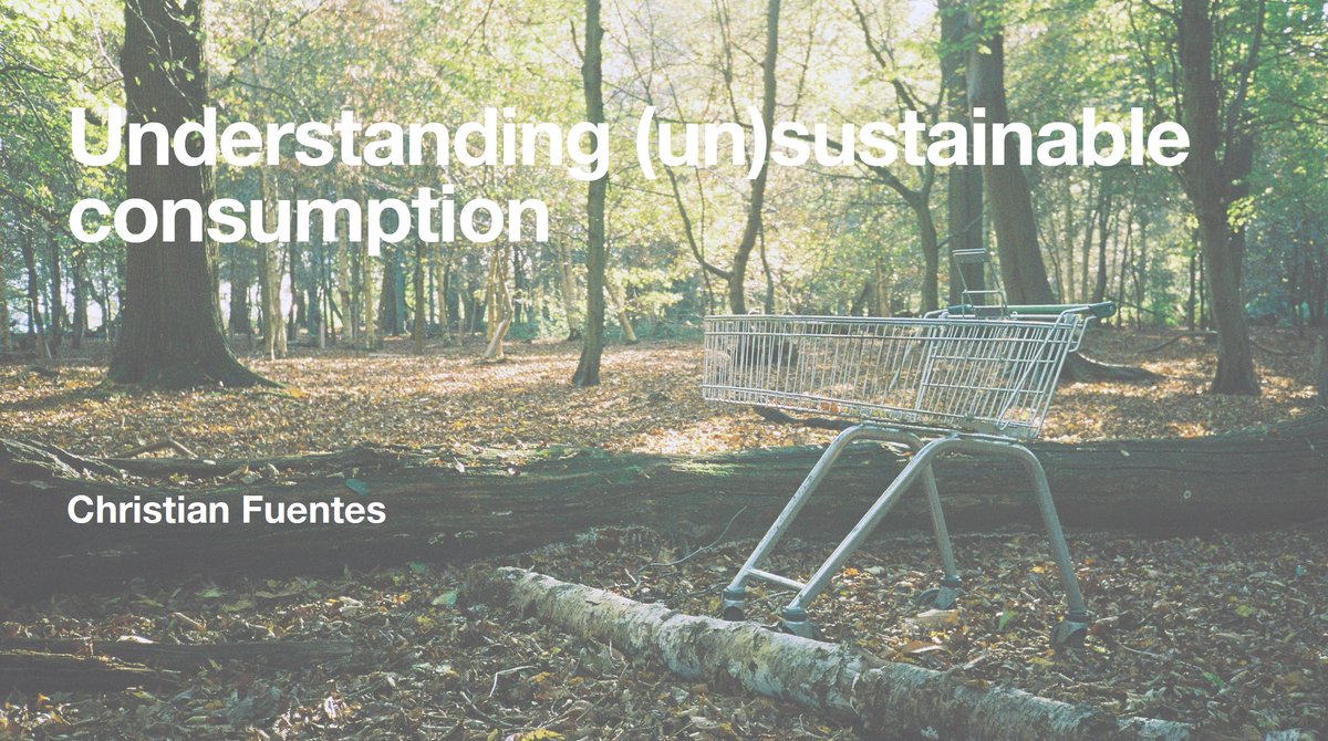 Talked for three (!) hours on the theme of 'Understanding (un)sustainable consumption' at SLU (Swedish University of Agricultural Sciences). Thanks  @jonas_baath  for inviting me! #sustainable #consumption #food #practicetheory