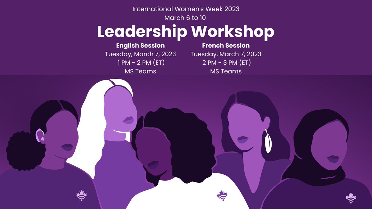 Are you looking for strategies and tools for your professional development? For Day Two of #IWW, you will have the chance to join an interactive and customized workshop session with professional Executive Coach, Caroline Cyr. We can’t wait to see you there! #LeadershipWorkshop