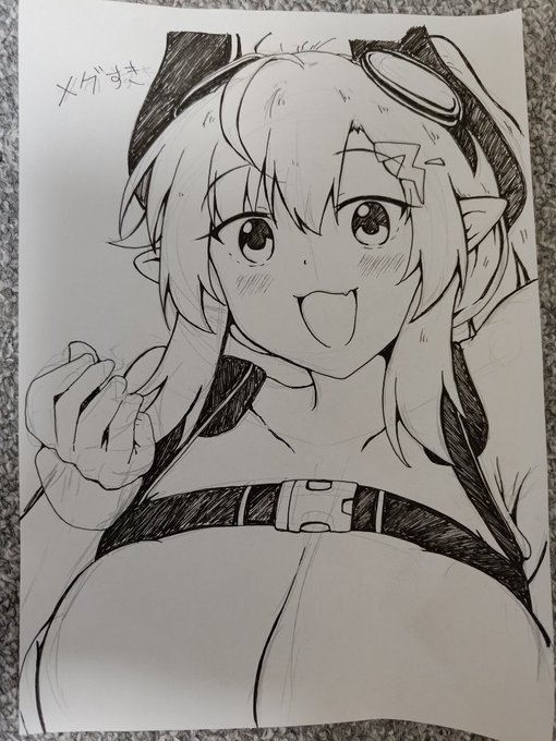 Twitterに浮上できていなかった時に描いていたアナログ絵④ 