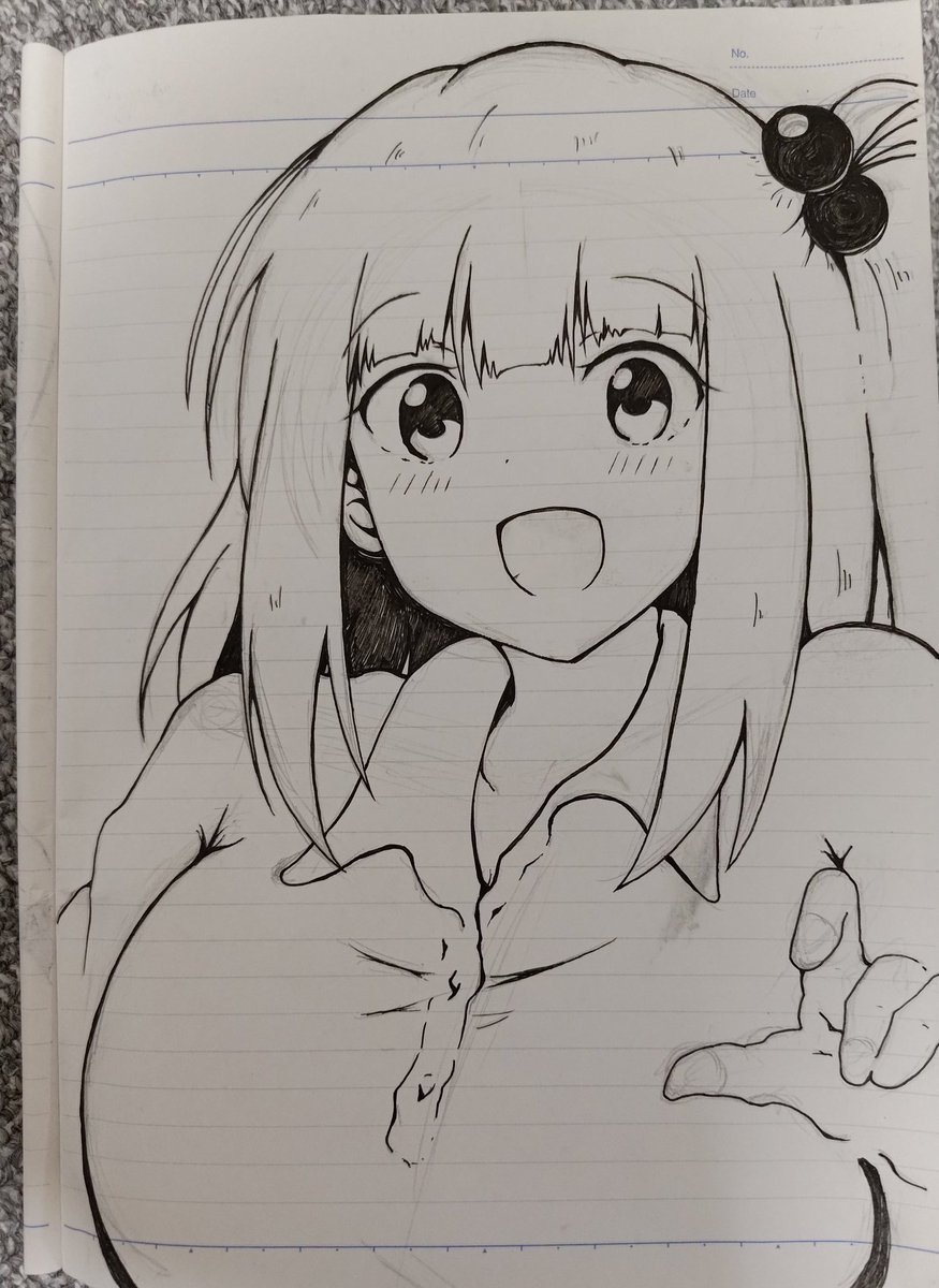 Twitterに浮上できていなかった時に描いていたアナログ絵② 