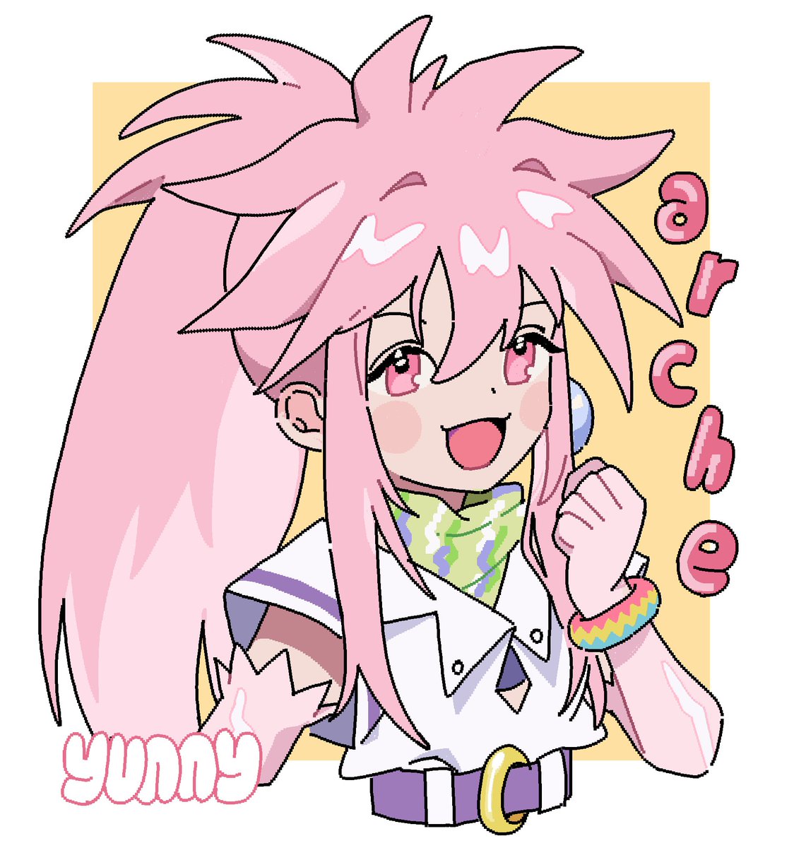 「My old doodles of Arche.I just realize m」|yunny 🩷のイラスト