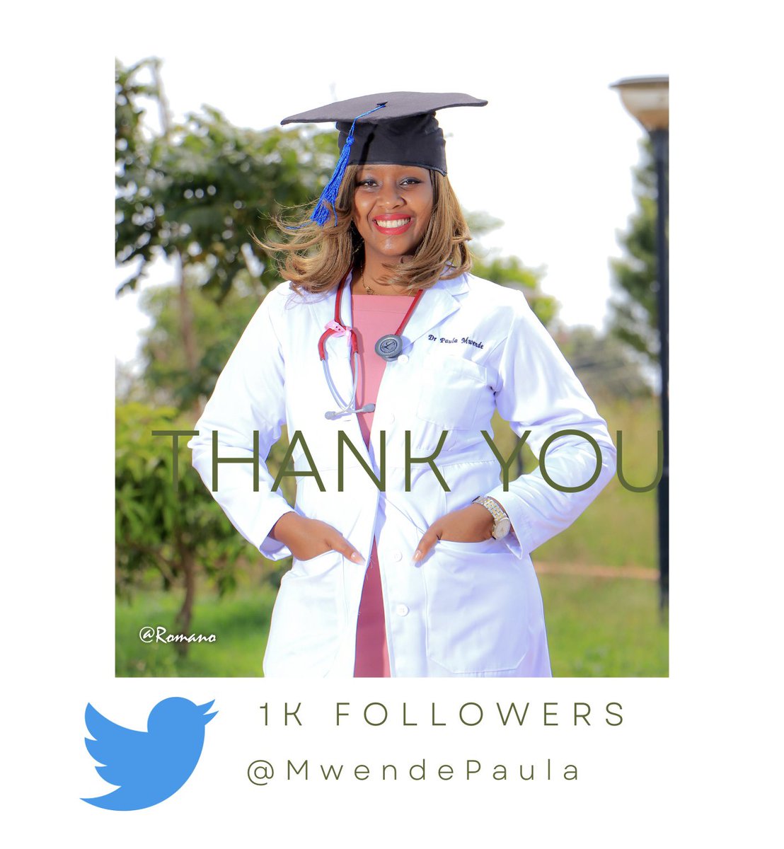 Thank you Twitter for 1k followers! Let’s engage more in topics related to Healthcare #Healthadvocacy #healthcareinKenya #preventivemedicine