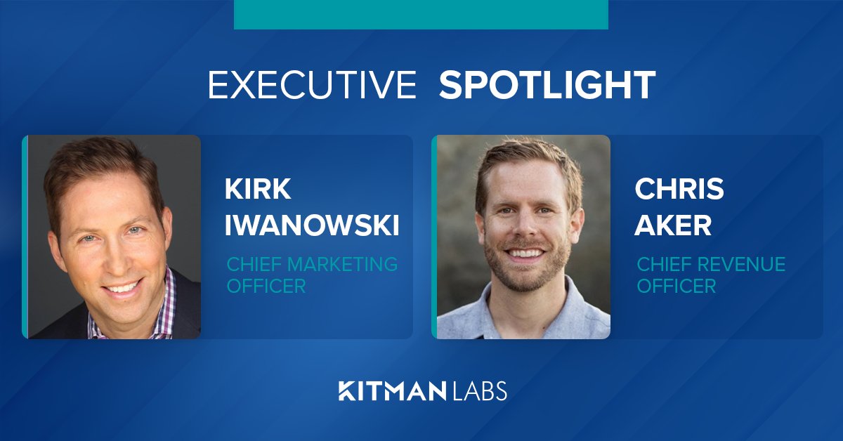 👋 Kitman Labs is excited to welcome two new members of our executive team: Kirk Iwanowski, Chief Marketing Officer and Chris Aker, Chief Revenue Officer. 

Read more on their announcement: bit.ly/3SWq6E0