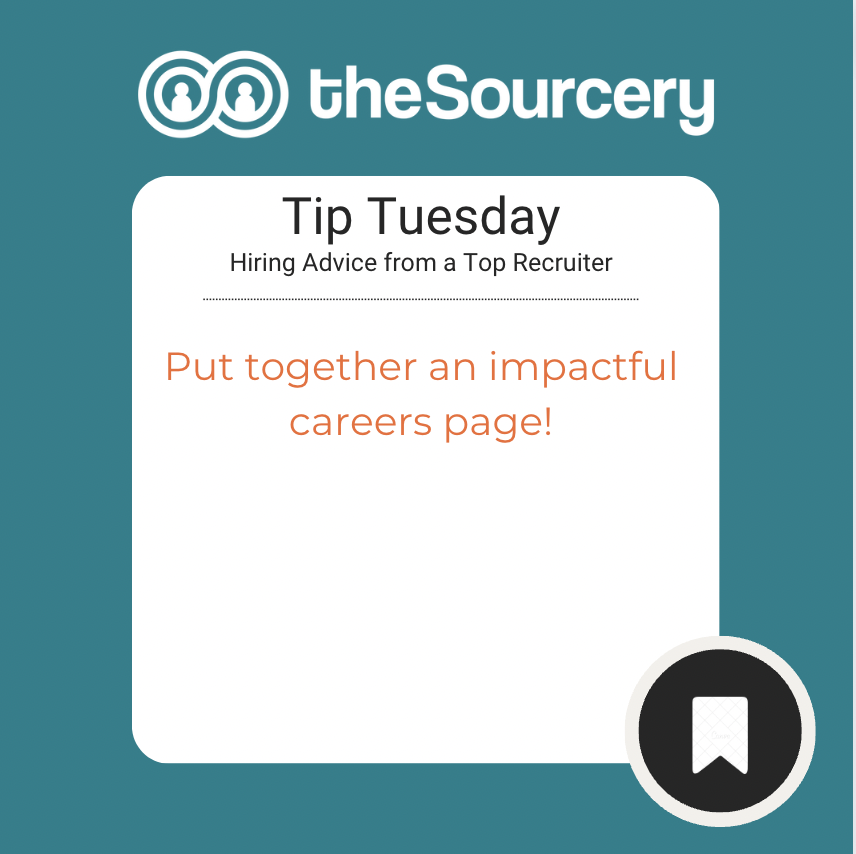 thesourcery's tweet photo. Your company’s website and careers page are the first places prospective employees will look and it’s a major part of what will help you grow your team. Click on the link below fo revamps that will make an impact TODAY!
https://t.co/9IqHzJZ91F #HR #HRtips #hiring101 #tiptuesday https://t.co/3xtrAPAUuA