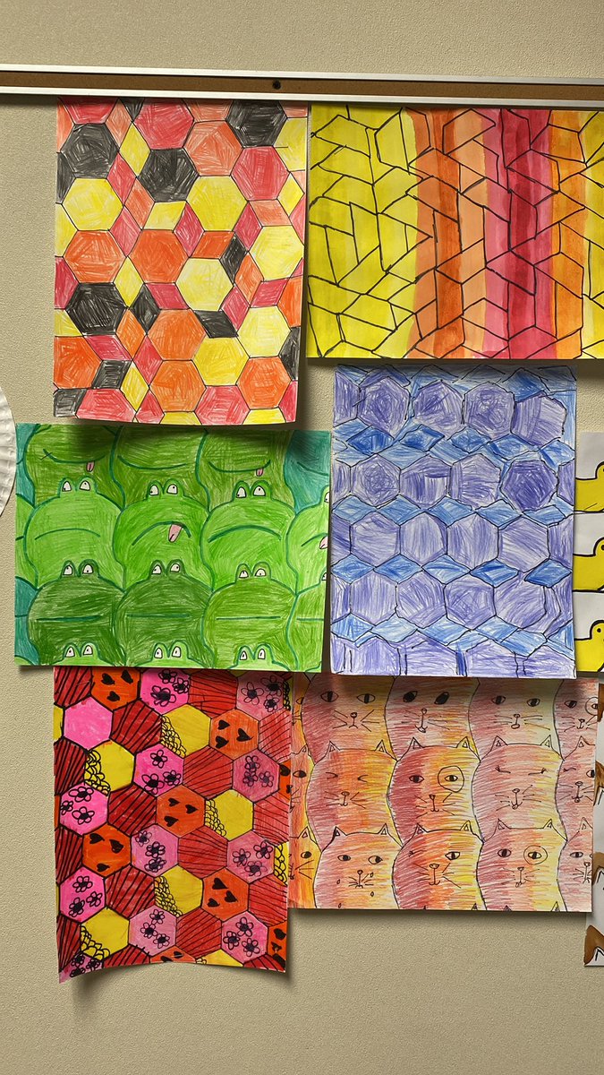 Love that our art teacher incorporates math in her classroom.  <a href="/MuellerKISD/">Mueller Elementary</a> <a href="/Muellerlibrary1/">MuellerStarsLibrary</a> <a href="/KleinISD/">Klein ISD</a>