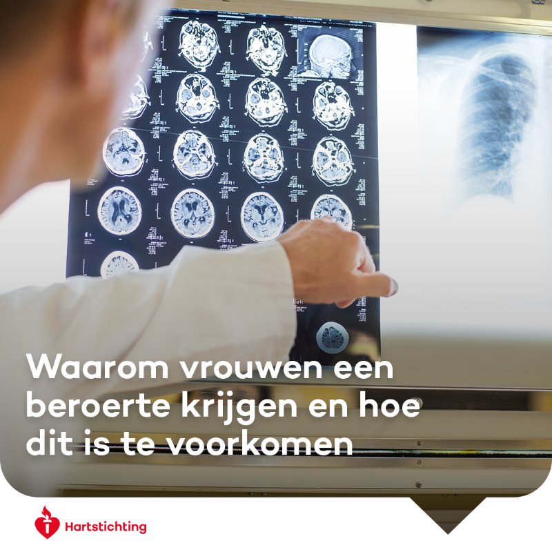 Hartstichting's tweet photo. Onderzoeker LUMC @Hjavanos @LUMC_Leiden ontdekte met steun van de Hartstichting waarom vrouwen een beroerte krijgen, (en hoe het is te voorkomen) #internationaleVrouwendag #Vrouwendag