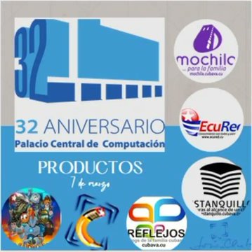 Palacio Central de Computación celebra su #32Aniversario, promueve el uso de las tecnologías como institución insignia de los #JovenClubCuba. 
#JovenClubTeConecta
#32AniversarioPalacio
#JovellanosEnVictoria
#Matanzas 
@coy_ermis