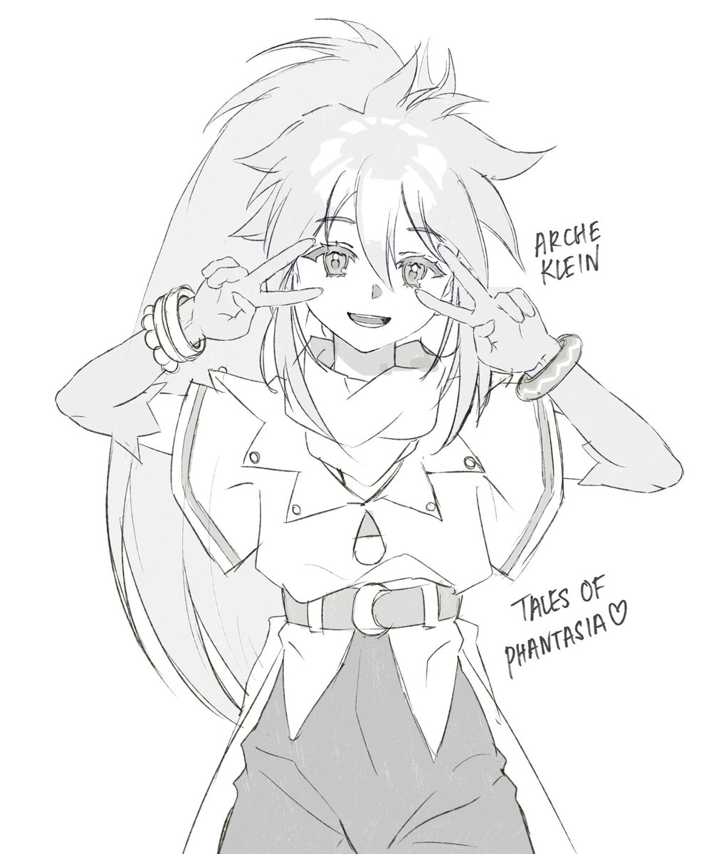 「My old doodles of Arche.I just realize m」|yunny 🩷のイラスト