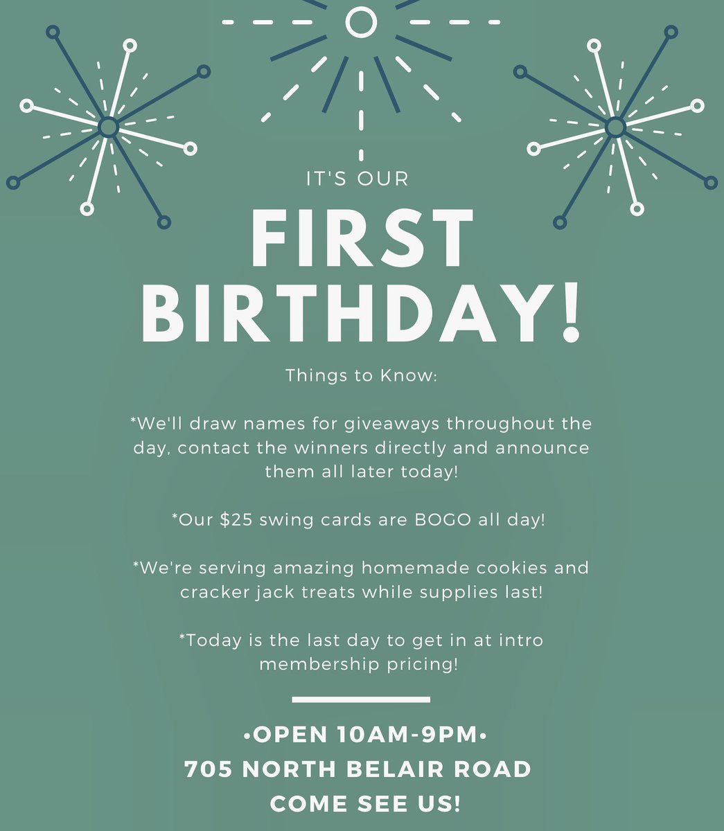 Come celebrate with us 🎉