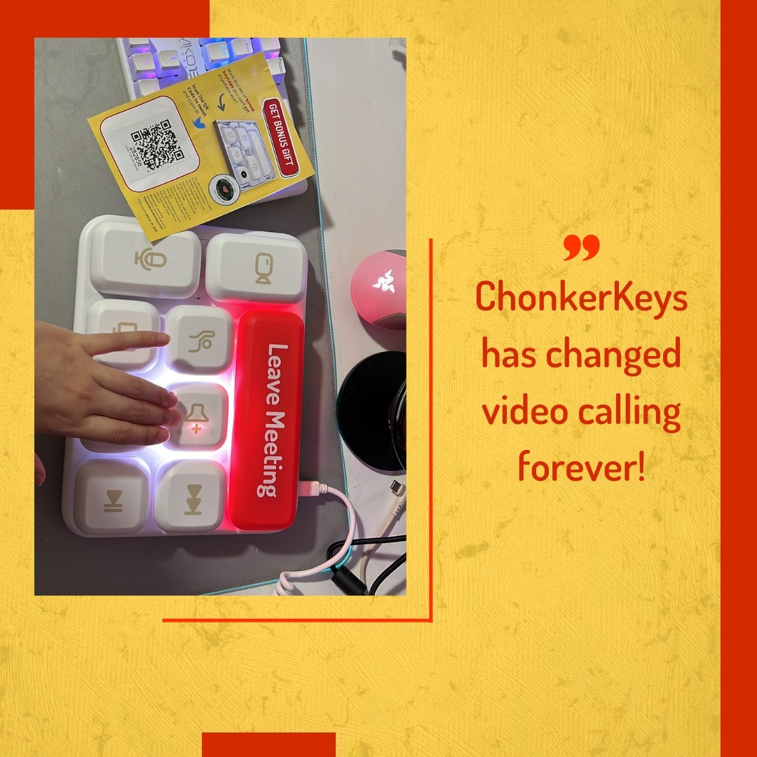Don't just take our word for it! 

#chonkerkeys #review #testimonial #customers #happycustomer #kickstarter