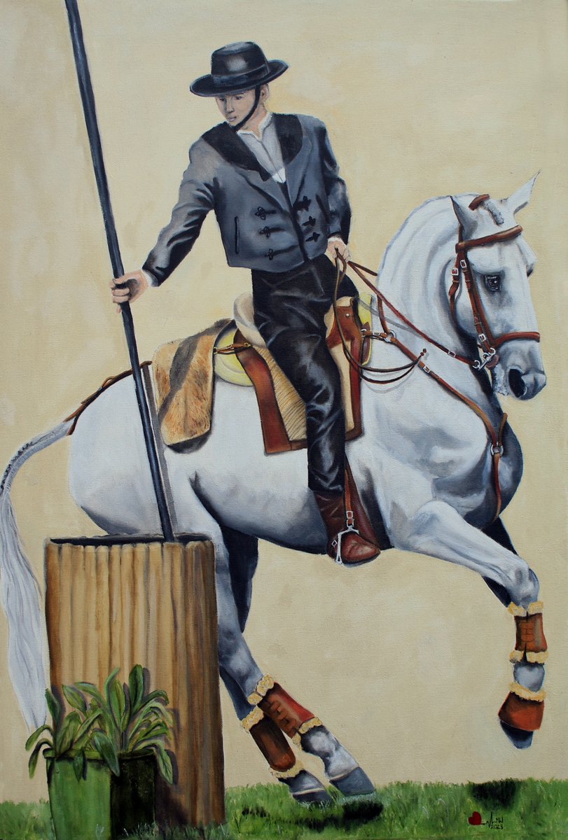 MandeighEquiArt's tweet photo. More from the #Workingequitation collection. This fabulous #lusitanohorse can turn on a sixpence. #oiloncanvas 2' x 3'
more at https://t.co/ULXsxsiJ9x https://t.co/ncT3vCkNTb