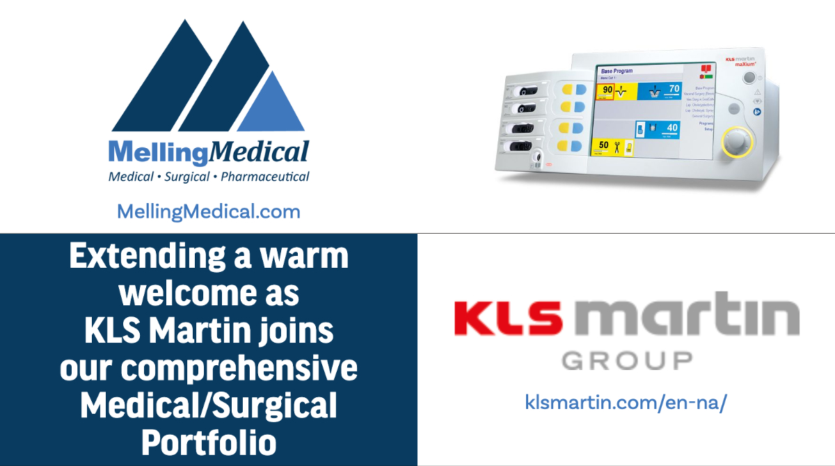 MellingMedical's tweet photo. The suite of #medicalsurgical solutions we offer to doctors practicing in the @veteranshealth system just got even better with the addition of #KLSMartin and their remarkable products, from power systems to implants. Learn more at https://t.co/RMufyrpSBi #federalhealth https://t.co/lYuKIpL1HY