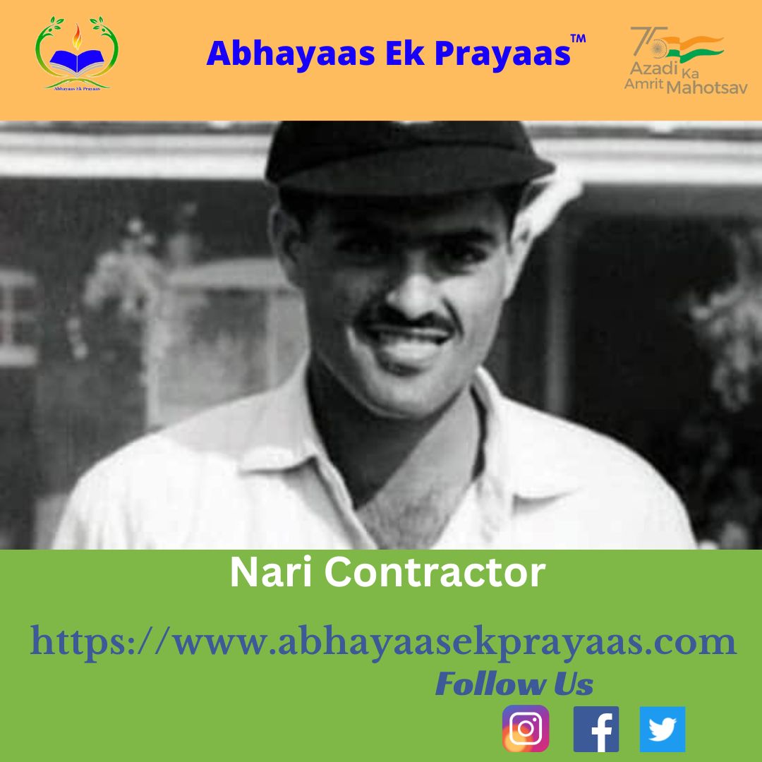 ek_prayaas's tweet photo. #NariContractor is a former Indian #cricket player, who was a left-handed opening #batsman. His professional career ended after a serious injury. #IndianCricket #BCCI #Cricket https://t.co/4oxrkgrY9G