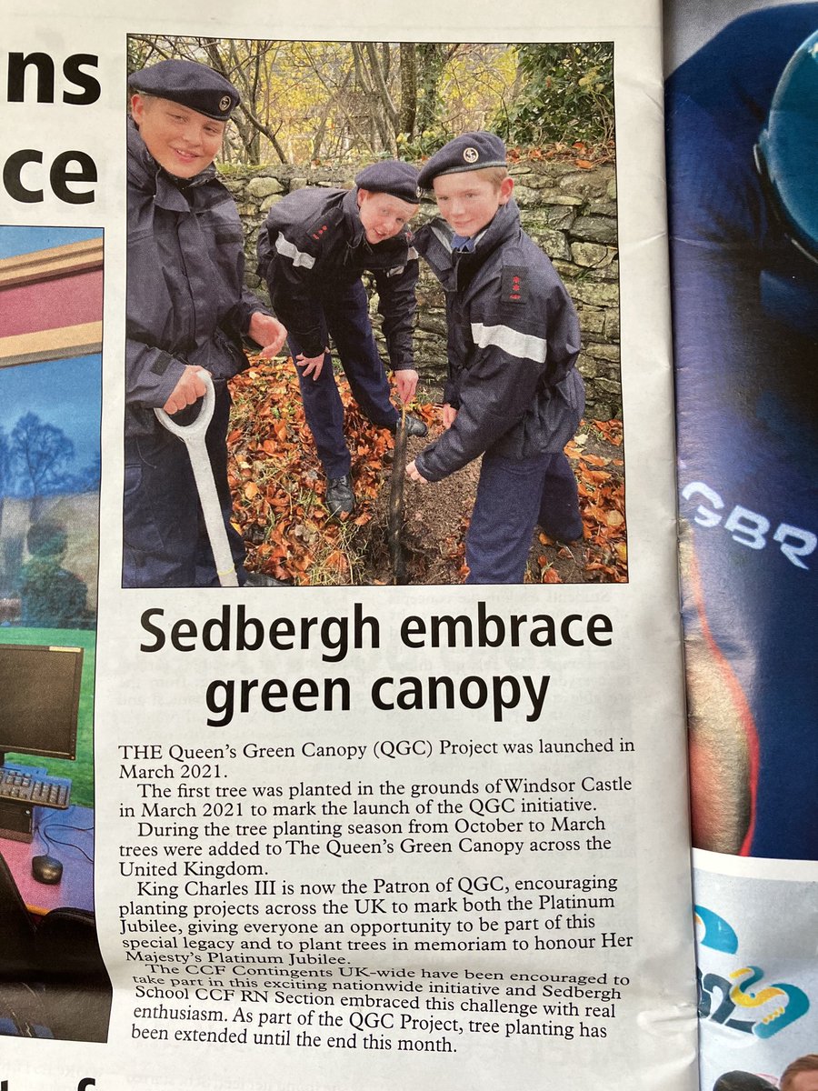 @combinedcadetforce ⁦⁦@Sed_PowellHouse⁩ ⁦@SchoolHouse_Sed⁩ Published in March issue of Navy News ⁦@SedberghSchool⁩
