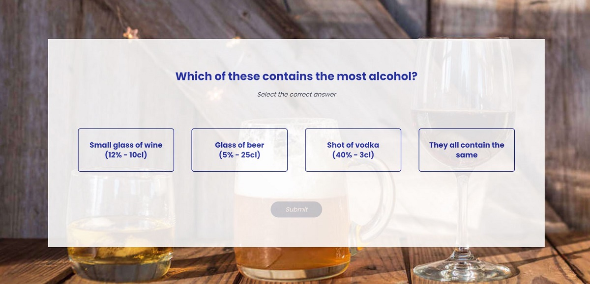 spiritsEUROPE's tweet photo. ❓How much do we really know about alcohol? Does it affect us differently? Is there such a thing as “soft” and “hard” drinks❓
💡Let's debunk the myths & legends and learn the truth with the Responsible Drinking Quiz (#RDQ)
👉https://t.co/WCOnvysHVN
#SpiritOfModeration https://t.co/9flUrLtduU