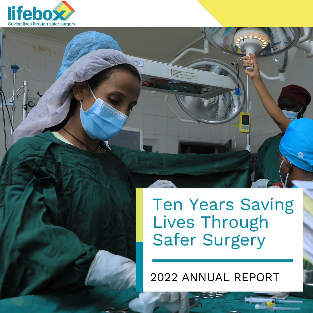 Released today: #Lifebox 2022 Annual Report A year of impact in surgical and #anesthesia safety ➡️bit.ly/LB-2022AR Thank you to our partners and supporters for helping Lifebox save lives through safer #surgery and anesthesia