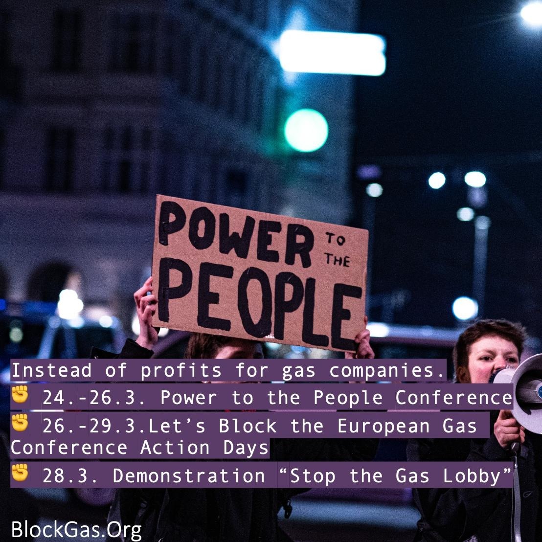 Wondering how and when to counter the fossil #GasIndustrialComplex?

Fret not - this is happening soon in Vienna 🔽✊🏼🔥