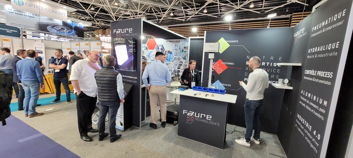 FaureTechno's tweet photo. [ GLOBAL INDUSTRIE ] 

⏱Le top départ est lancé pour nos équipes ! 

Rendez-vous à partir d'aujourd'hui jusqu'au 10 mars sur notre stand 2E62 ! 

On est prêt (même notre cobot😜) et on vous attend nombreux !💪👋

#fauretechnologies #salon #globalindustrie https://t.co/HLWATo16sg