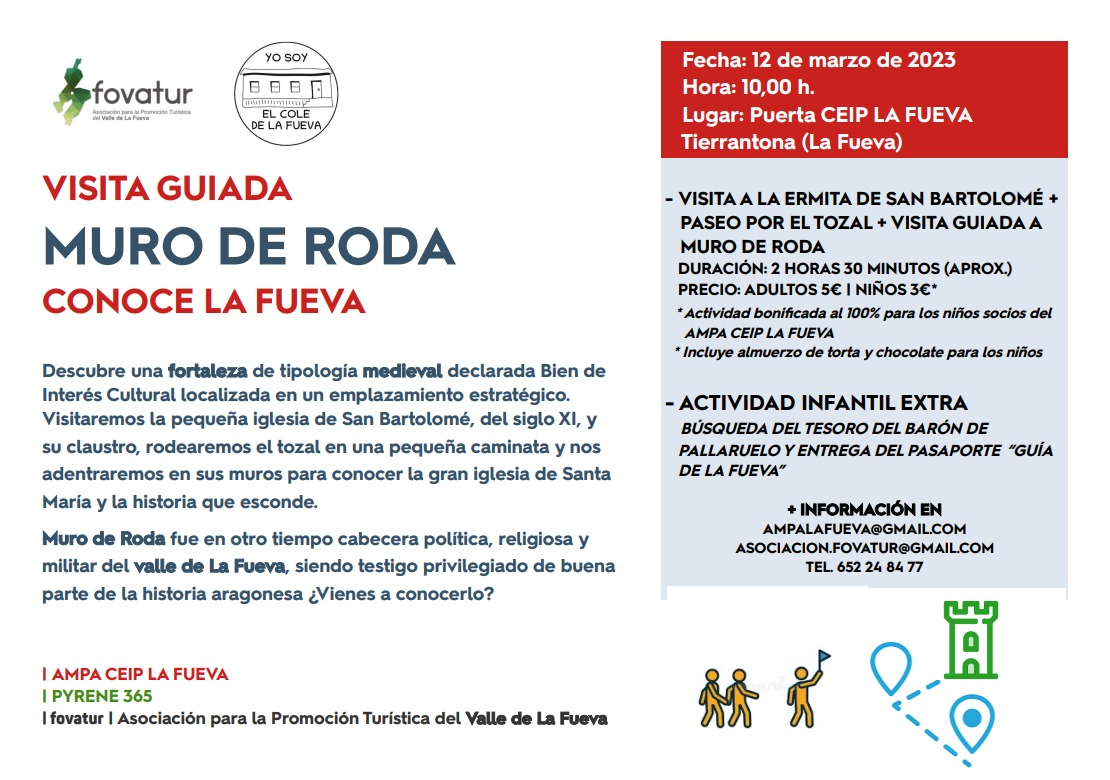 Este domingo nos espera #muroderoda ¿Vienes a conocer esta fortaleza medieval del S.XI? Programa #ConoceLaFueva, fruto de la colaboración entre #AMPALAFUEVA y #Fovatur
lafueva.com/visita-guiada-…
