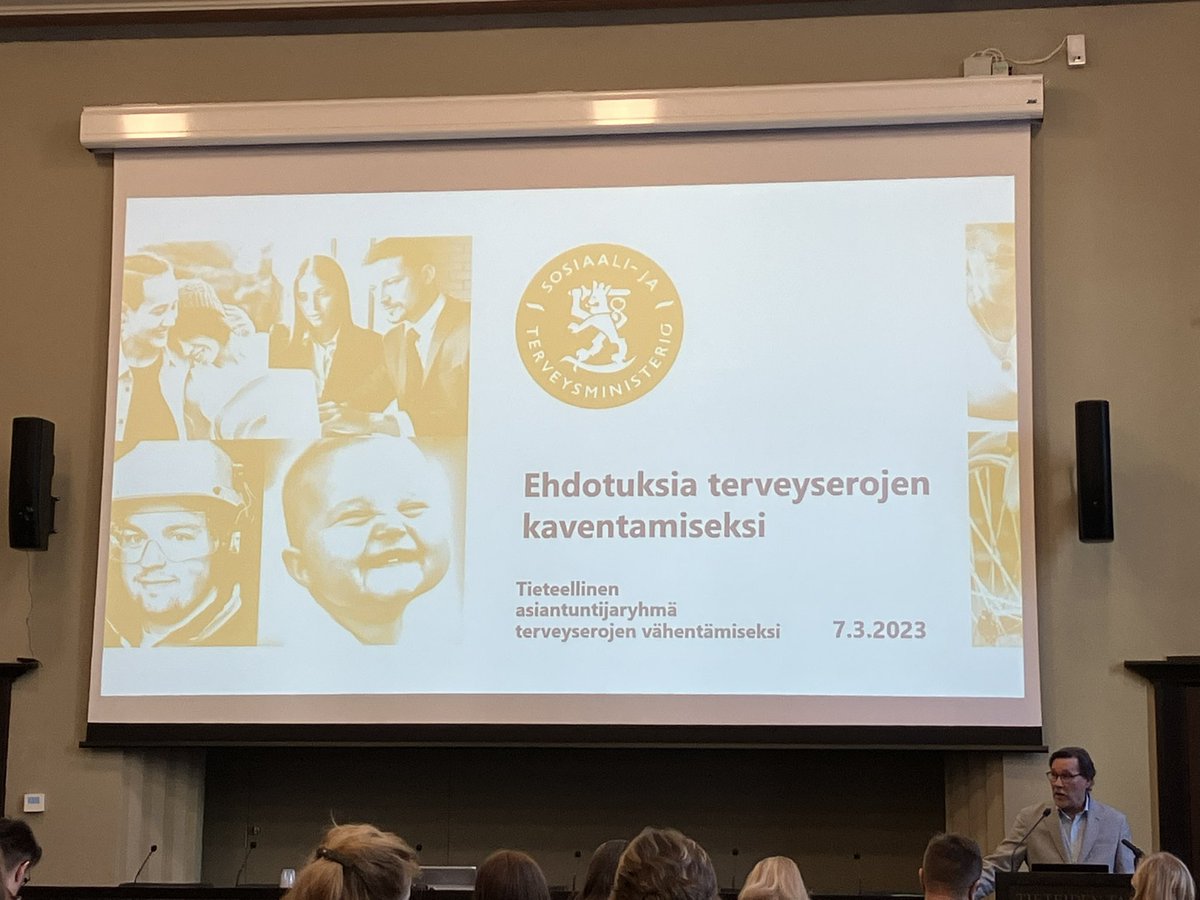 Terveyserot sosioekonomisten ryhmien välillä ovat isoja ja sillä on taloutta, turvallisuutta ja hyvinvointia heikentävä vaikutus - koko yhteiskunnassa. Asiantuntijaryhmä julkaisee tänään lainsäädännön kehittämisen suositukset erojen vähentämiseksi  #terveyserot #hyte