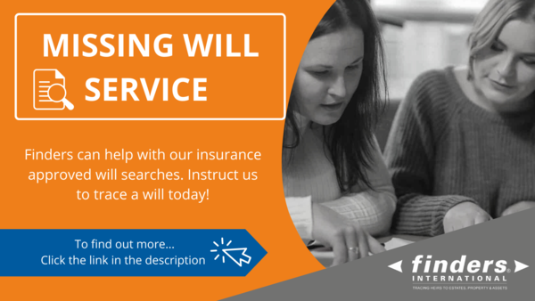 Finders_ie's tweet photo. MISSING WILLS SERVICE ππ½ https://t.co/IFuw7lmR8p
Whether you are administering an #intestate #estate and wish to search for a #will, or you hold a will and want to check if a more recent will was made... we can help! #MissingWills #Wills #FindersIreland https://t.co/D2CqVhG9db