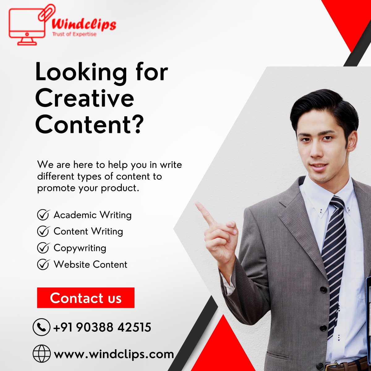 clips_wind's tweet photo. Content writing services also referred to online content writing services that first surfaced in the early 1990s is categorized as work and exponentially raised because of the growth of online ventures. 

Do follow us on @wind_clips

#brand #branding #advertising
#advertisement https://t.co/a1LDPPQqnr