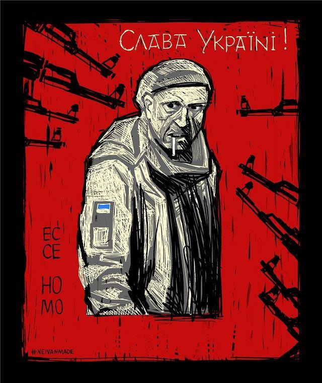 LarsWienand's tweet photo. Verheerend für Russland. 
Russen erschießen ukrainischen Soldaten Shadura Mykolayovych vor laufender Kamera, nachdem der an der Zigarette zieht und "Slava Ukraini" sagt. 

Das wird international Empörung auslösen. https://t.co/P4bG8sdsFE